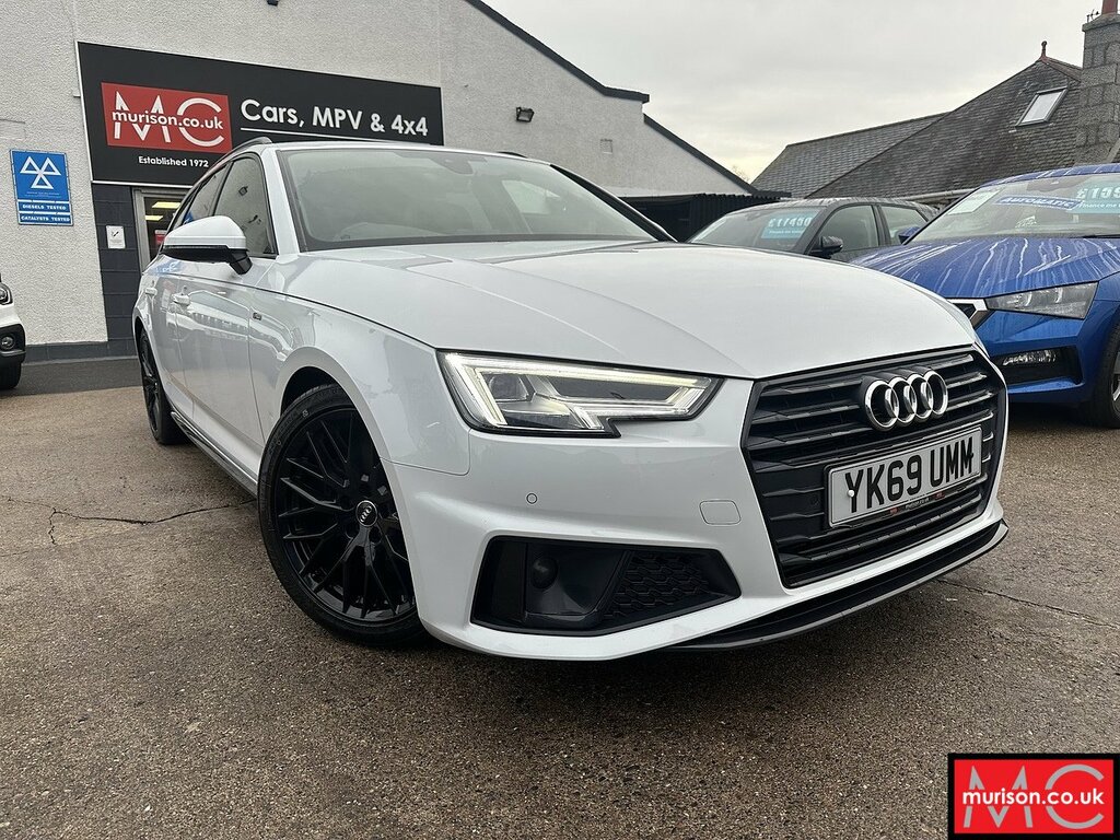 Audi A4 Avant Tfsi Black Edition White