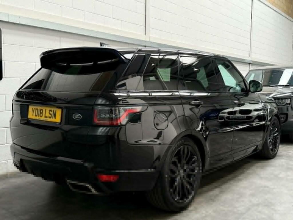 Land Rover Range Rover Sport 3.0 Sd V6 Hse 201818 YD18LSN Black #5