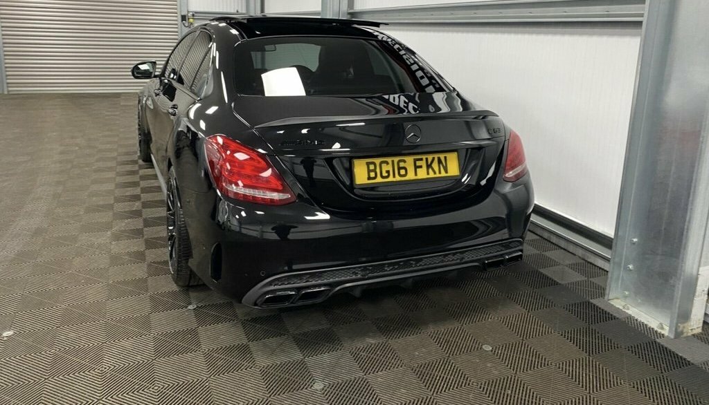Mercedes-Benz C Class 4.0 C63 V8 Biturbo Amg 201616 BG16FKN Black #3