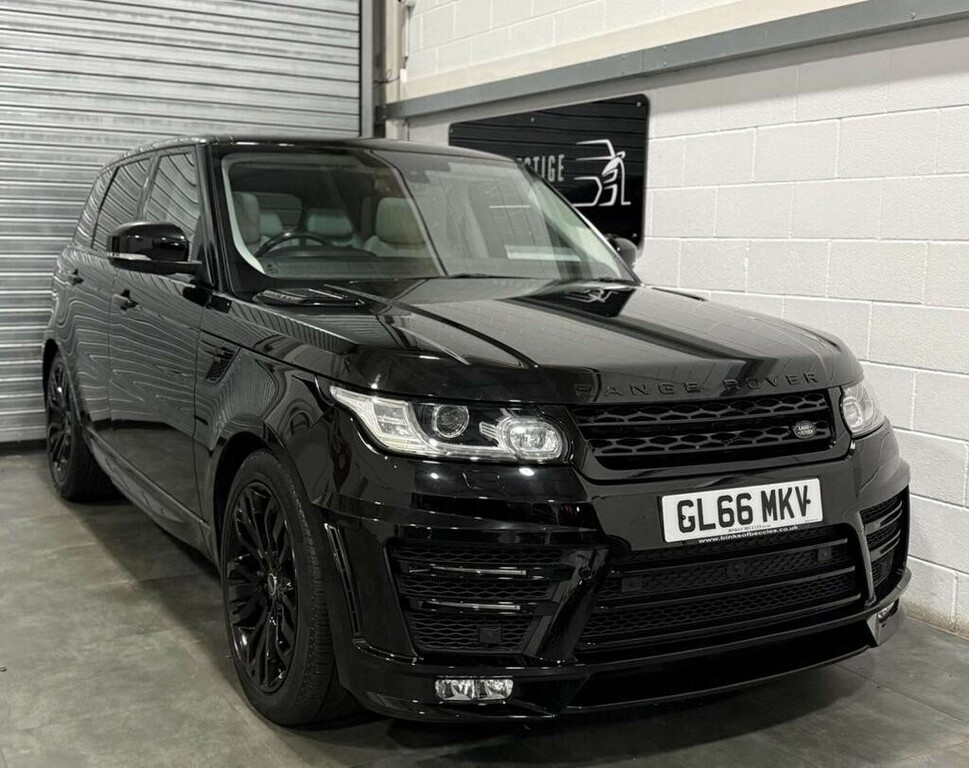 Land Rover Range Rover Sport 3.0 Sd V6 Hse 201666 GL66MKV Black #6