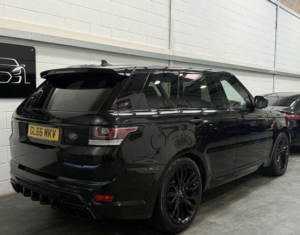 Land Rover Range Rover Sport 3.0 Sd V6 Hse 201666 GL66MKV Black #2