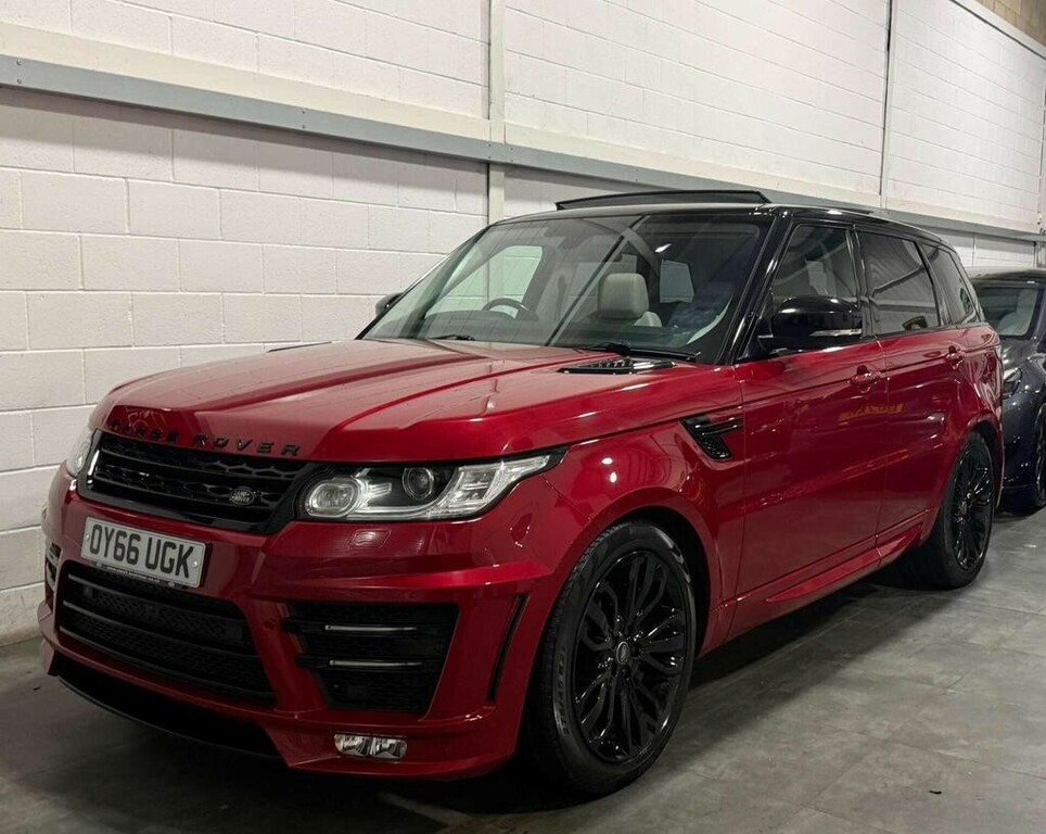 Land Rover Range Rover Sport 3.0 Sd V6 Hse Dynamic 201666 OY66UGK Red #2