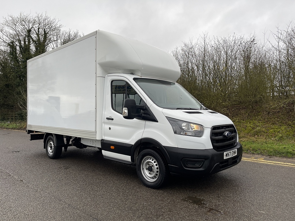 Ford Transit Custom Luton WN71EWM White #2