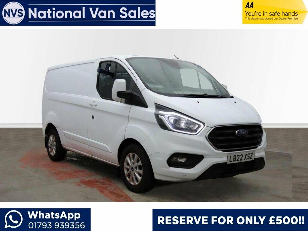 Ford Transit Custom 2.0 300 Ecoblue Limited L1 H1 Euro 6 Ss LD22XSZ White