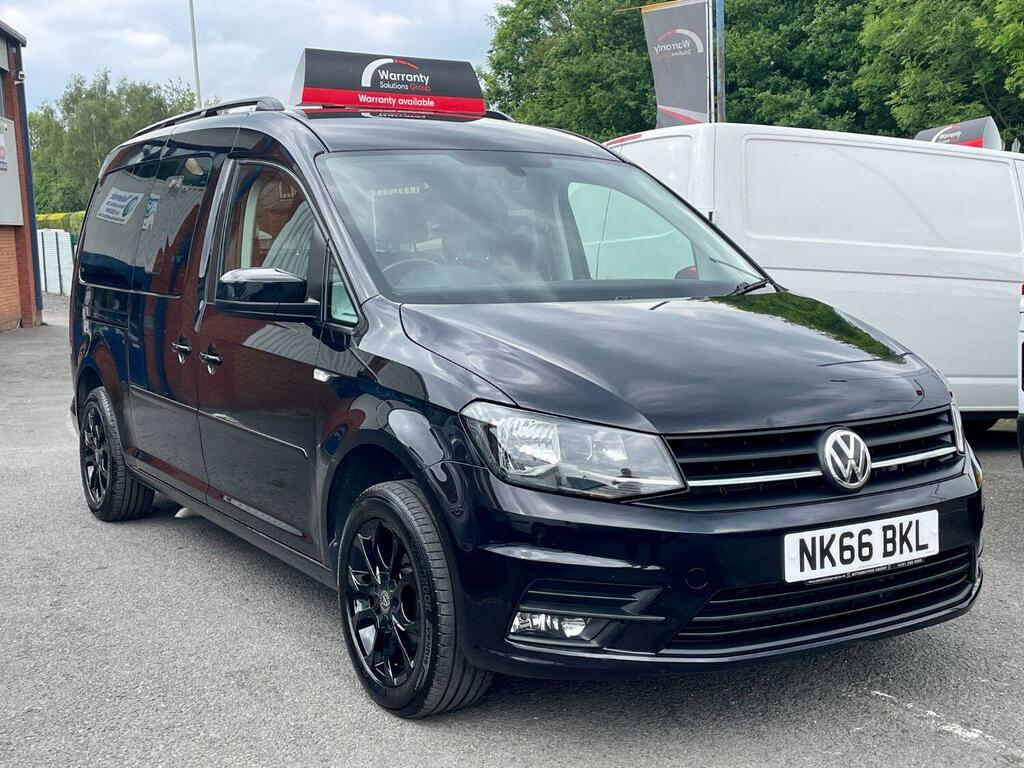 Volkswagen Caddy 2.0 Tdi Bluemotion Tech 2016 NK66BKL Black #2