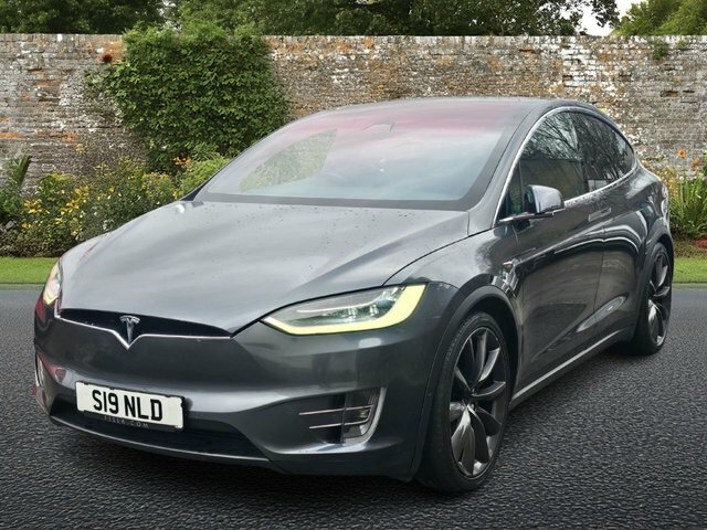 Tesla Model X 90D Dual Motor Suv 4Wde 417 B S19NLD Silver #3