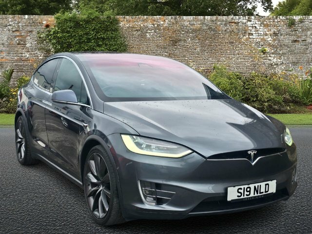 Tesla Model X 90D Dual Motor Suv 4Wde 417 B Silver
