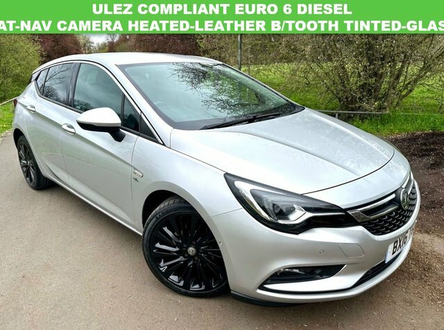 Vauxhall Astra 1.6 Elite Nav Cdti Biturbo S S 158 Bhp Silver