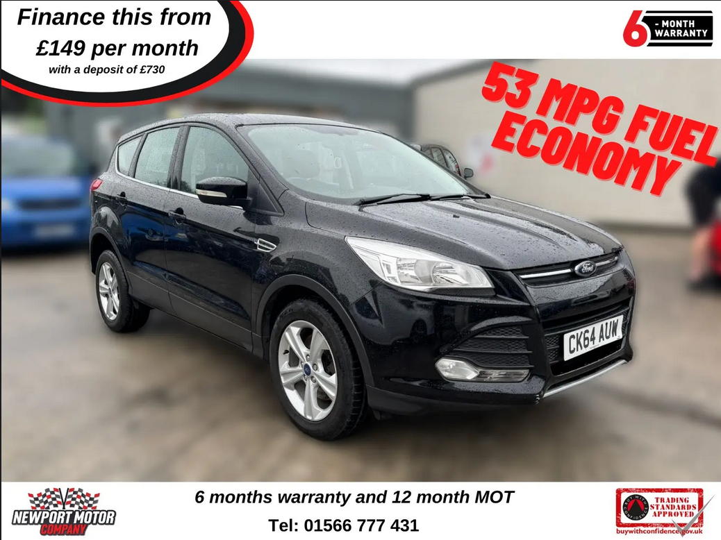 Ford Kuga Zetec Tdci CK64AUW Black #3