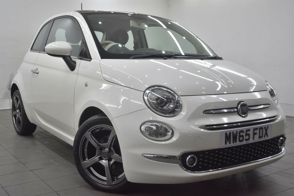 Fiat 500 0.9 Twinair Lounge Euro 6 Ss MW65FDX White #5