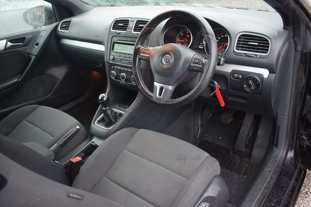 Volkswagen Golf 1.6 Tdi Bluemotion Tech Se Cabriolet Euro 5 Ss FL14CKF Black #3