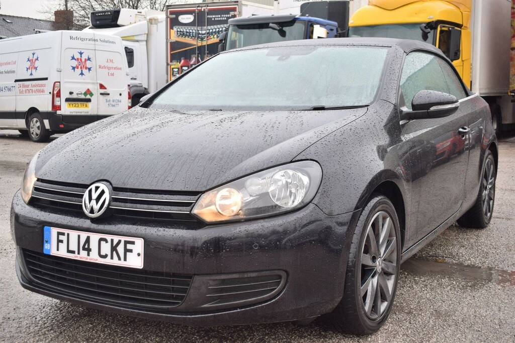 Volkswagen Golf 1.6 Tdi Bluemotion Tech Se Cabriolet Euro 5 Ss FL14CKF Black #5