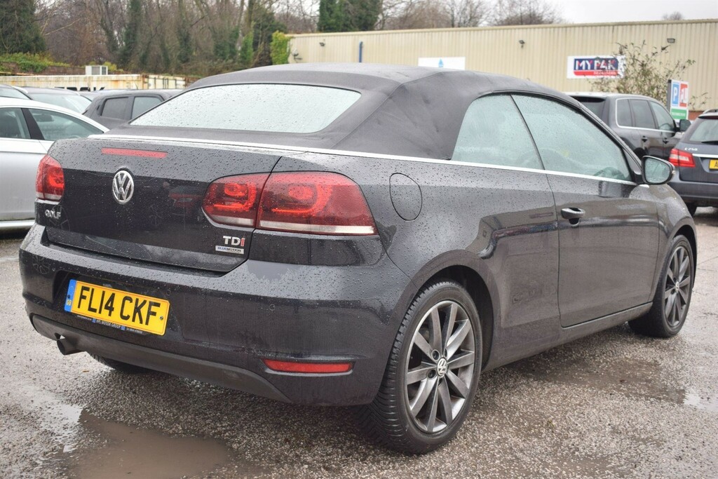 Volkswagen Golf 1.6 Tdi Bluemotion Tech Se Cabriolet Euro 5 Ss FL14CKF Black #2