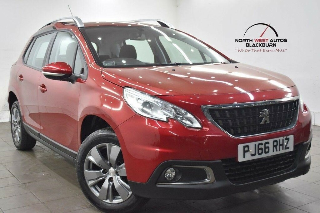 Peugeot 2008 1.2 Puretech Active Euro 6 PJ66RHZ Red