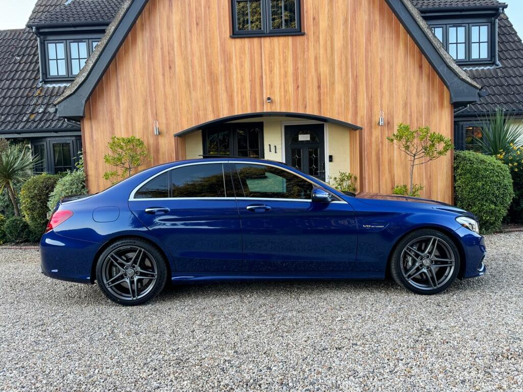 Mercedes-Benz C Class 4.0 C63 V8 Biturbo Amg AV68FXW Blue #2