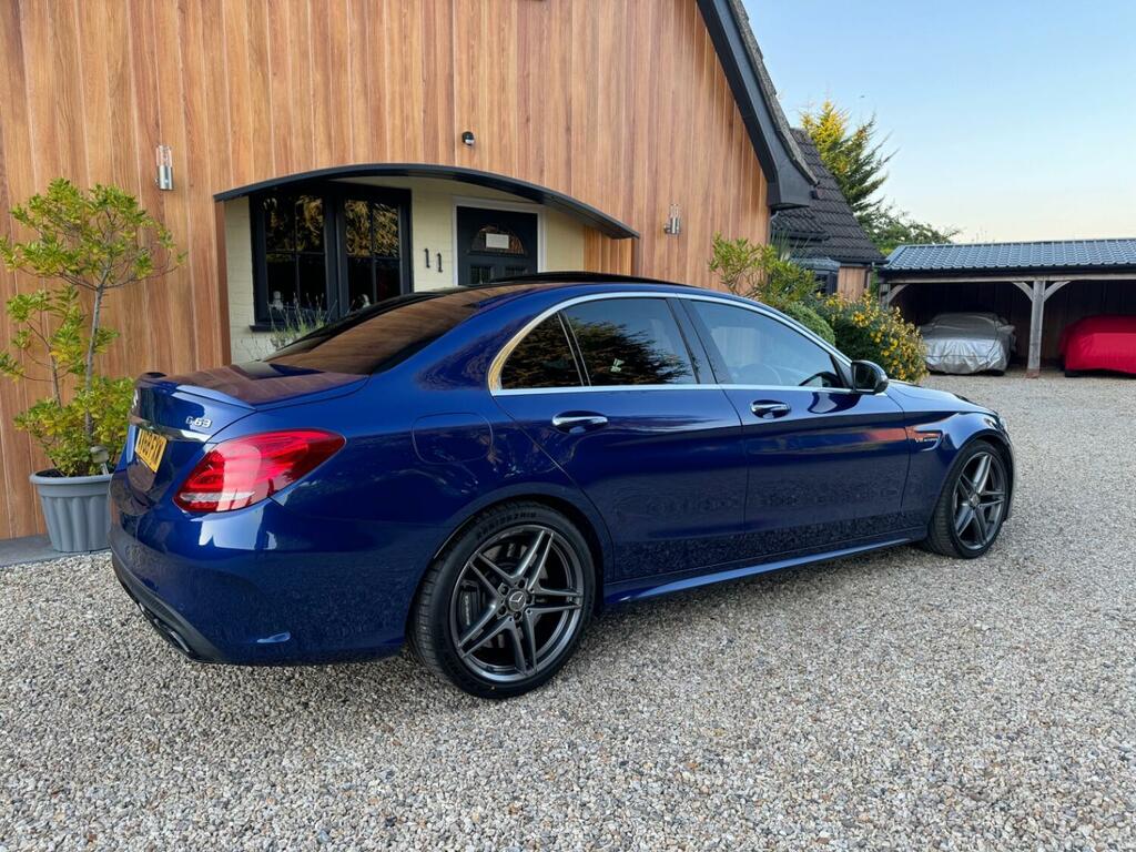 Mercedes-Benz C Class 4.0 C63 V8 Biturbo Amg AV68FXW Blue #4