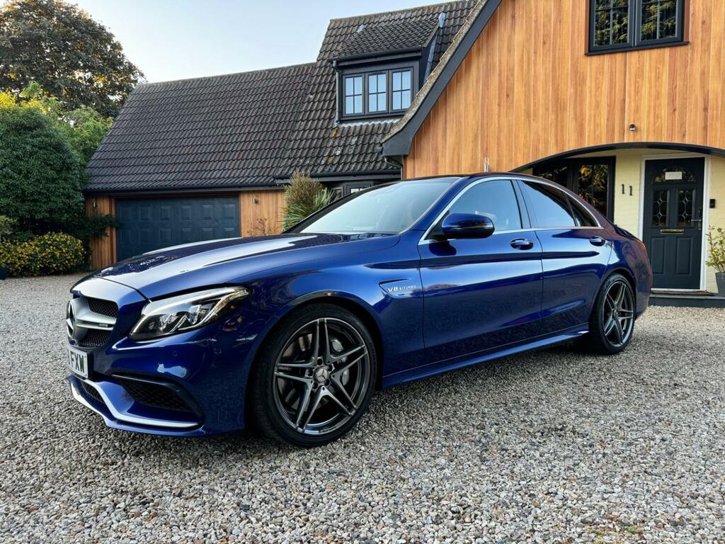 Mercedes-Benz C Class 4.0 C63 V8 Biturbo Amg AV68FXW Blue #3