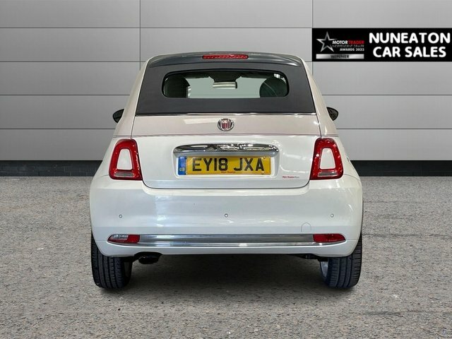 Fiat 500C 0.9 Twinair 60Th Convertible Eur White #4