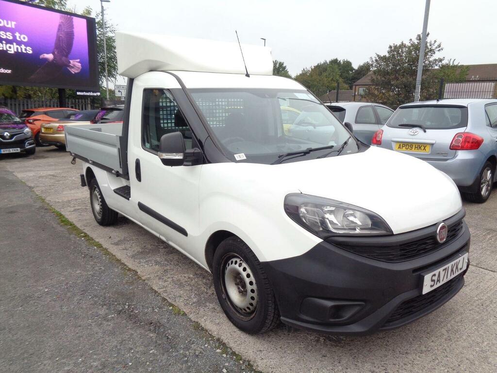 Fiat Doblo Dropside 1.6 Multijetii Work Up L2 Euro 6 Ss SA71KKJ White #2