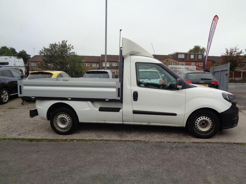 Fiat Doblo Dropside 1.6 Multijetii Work Up L2 Euro 6 Ss SA71KKJ White #3