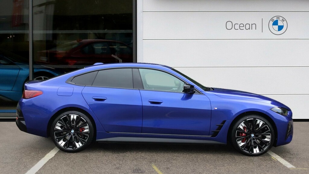 BMW i4 Coupe Blue #3