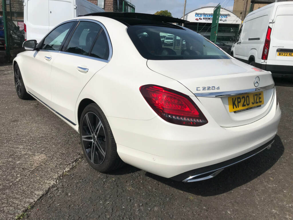 Mercedes-Benz C Class C220d Sport Edition Premium Plus 9G-tronic KP20JZE White #4