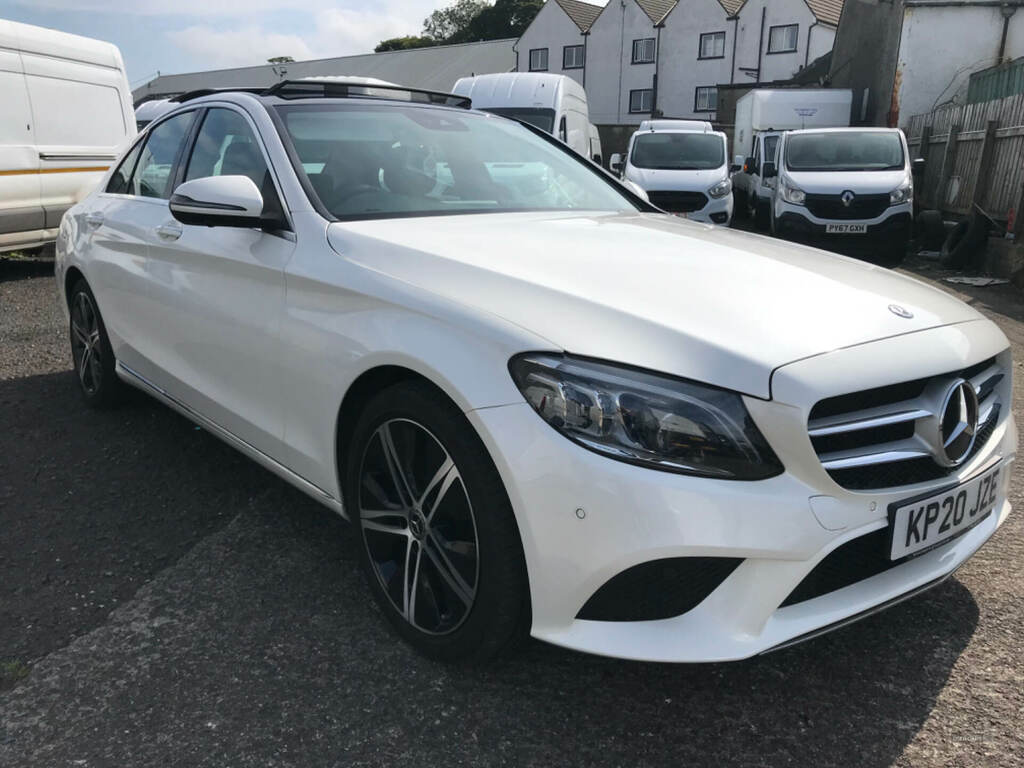 Mercedes-Benz C Class C220d Sport Edition Premium Plus 9G-tronic White