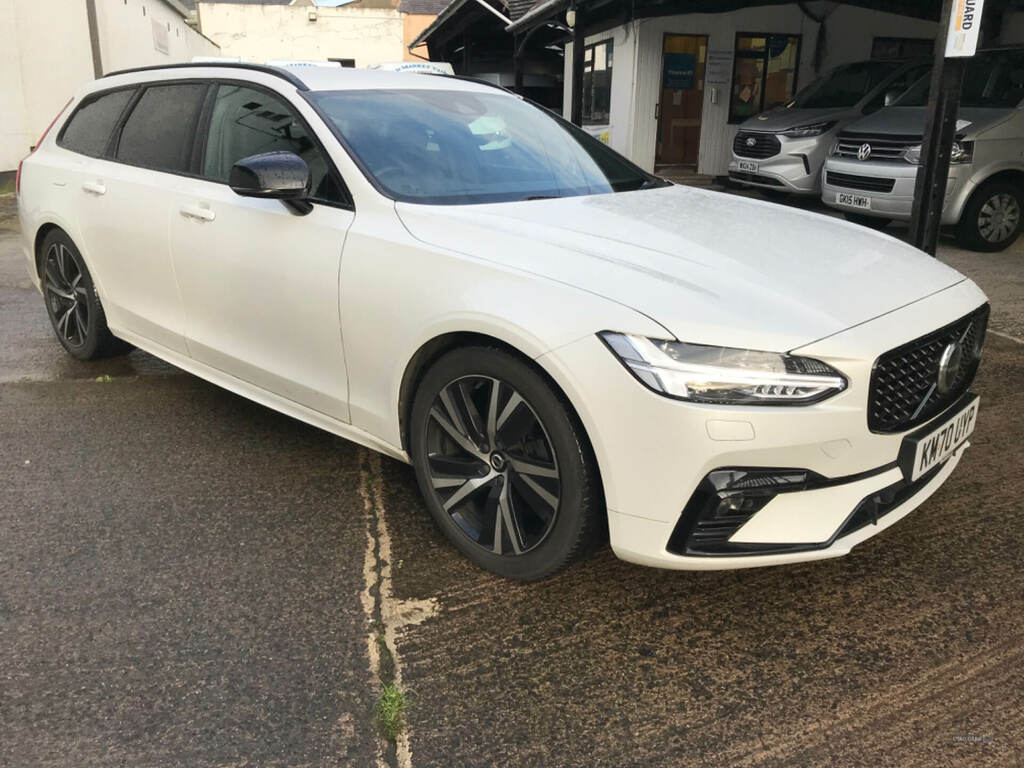 Volvo V90 2.0 B4p R Design White