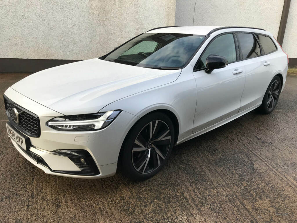 Volvo V90 2.0 B4p R Design KM70UYP White #2