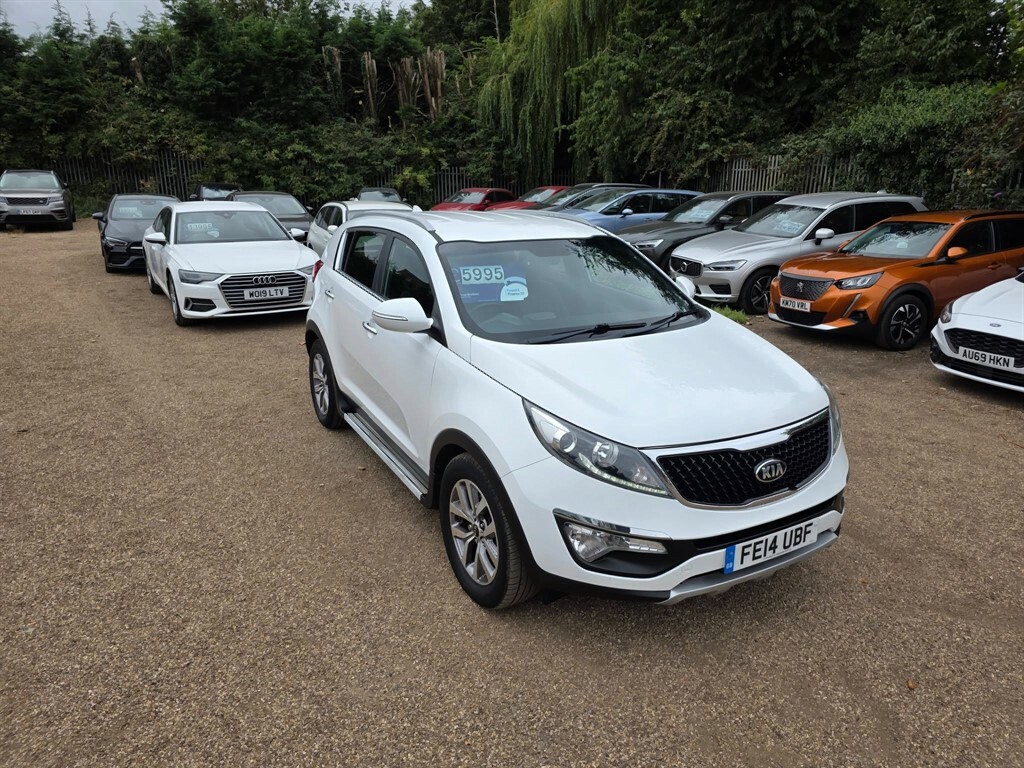 Kia Sportage Crdi White Edition Isg FE14UBF White #4