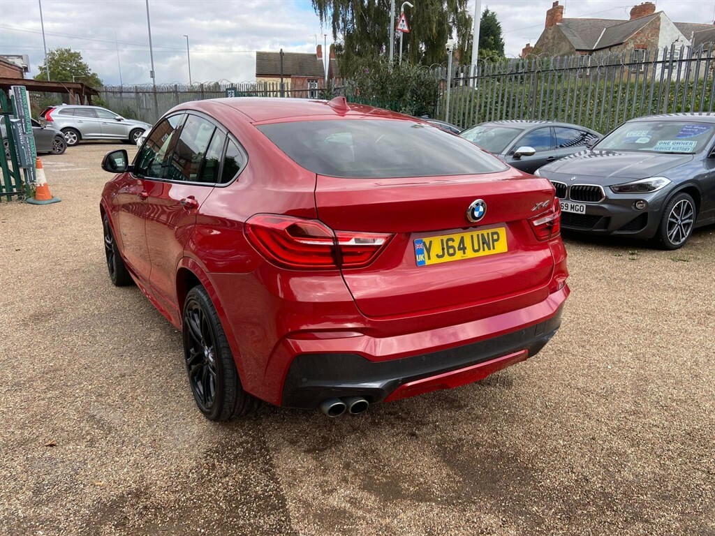 BMW X4 Xdrive30d M Sport YJ64UNP Red #6