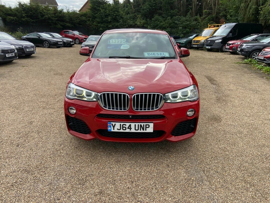 BMW X4 Xdrive30d M Sport YJ64UNP Red #4