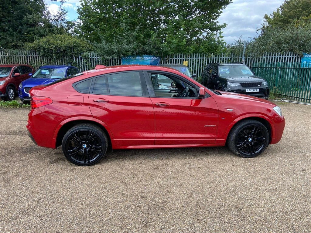 BMW X4 Xdrive30d M Sport YJ64UNP Red #2