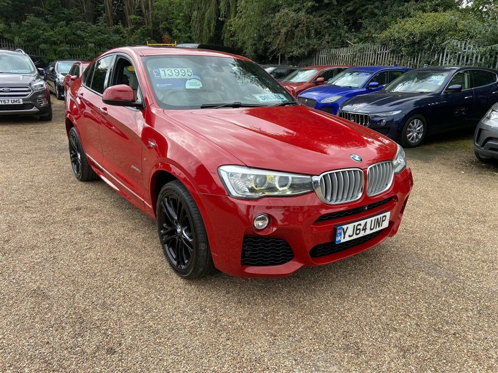 BMW X4 Xdrive30d M Sport Red