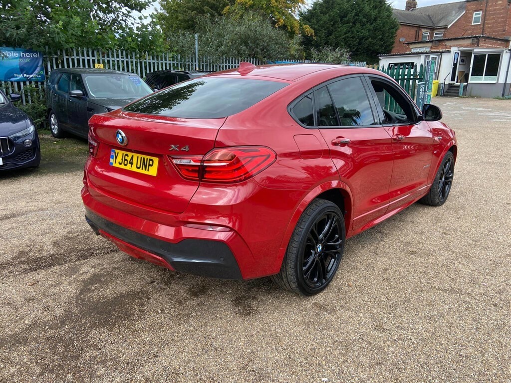 BMW X4 Xdrive30d M Sport YJ64UNP Red #5