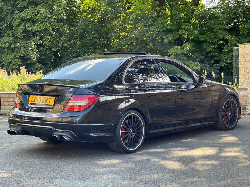 Mercedes-Benz C Class Saloon 6.3 C63 V8 Amg 2013 LO13ZKT Black #6