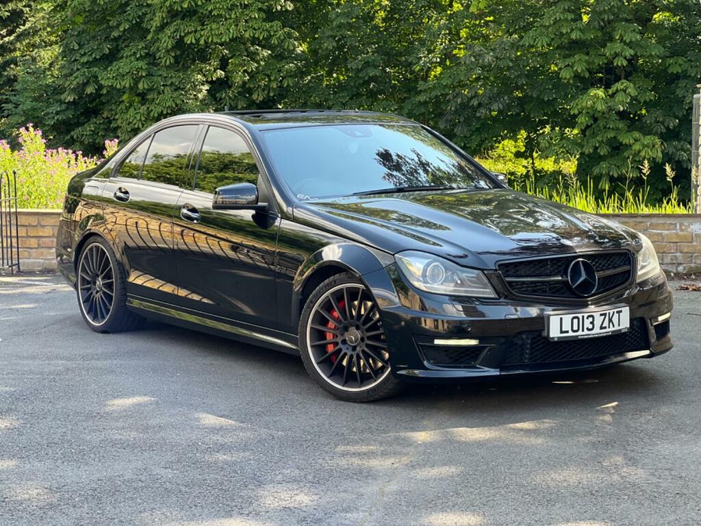 Mercedes-Benz C Class Saloon 6.3 C63 V8 Amg 2013 LO13ZKT Black #2