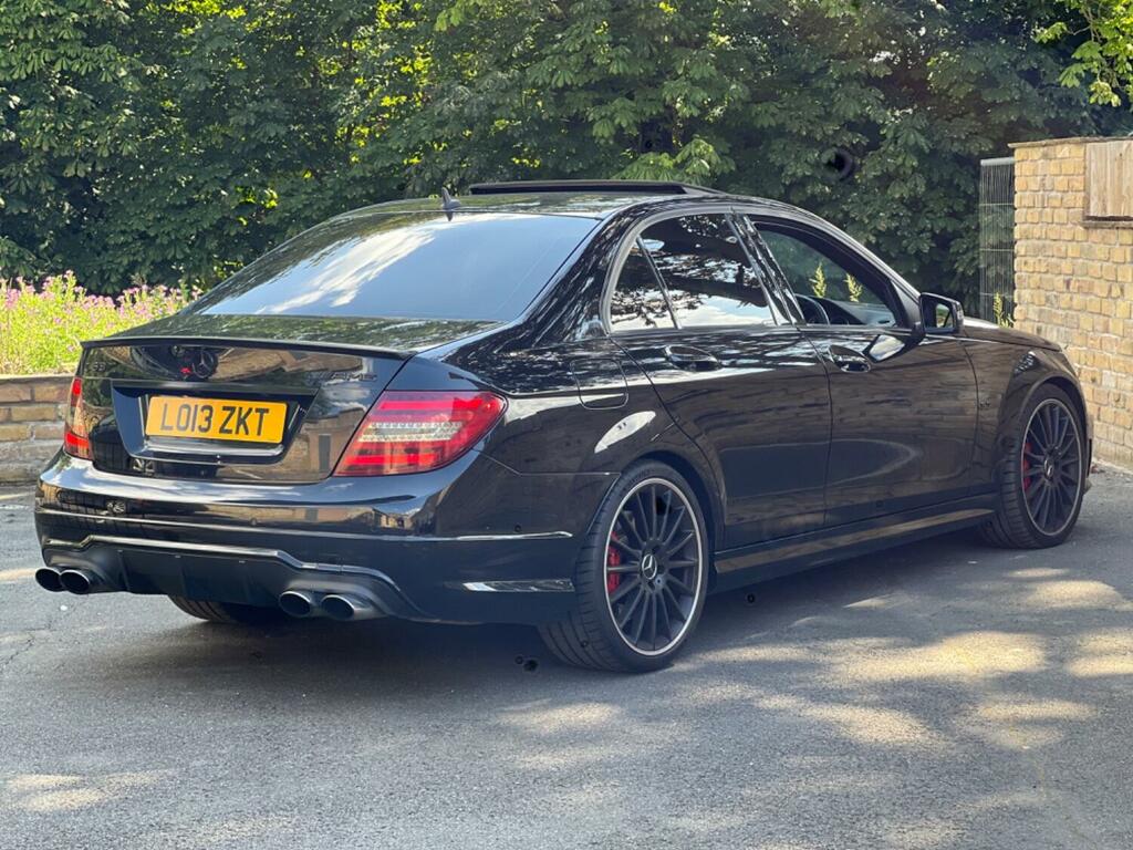 Mercedes-Benz C Class Saloon 6.3 C63 V8 Amg 2013 LO13ZKT Black #3