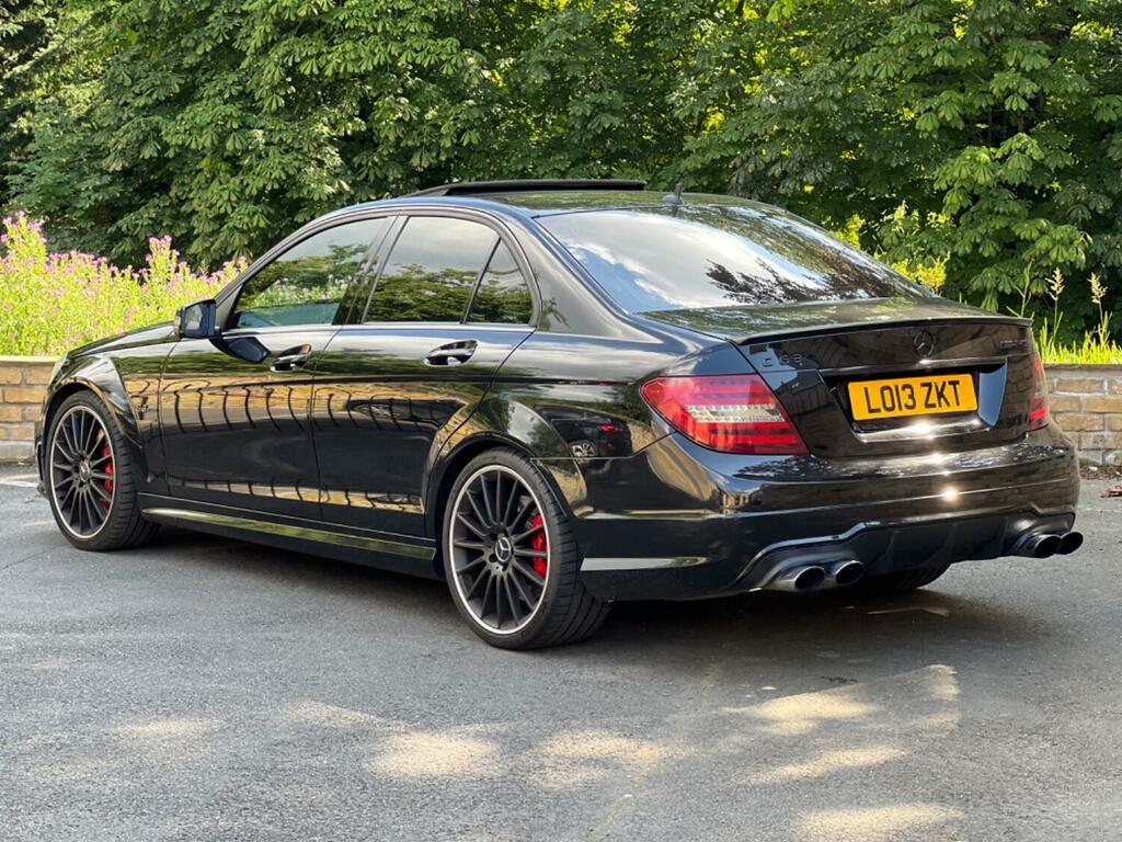 Mercedes-Benz C Class Saloon 6.3 C63 V8 Amg 2013 LO13ZKT Black #5