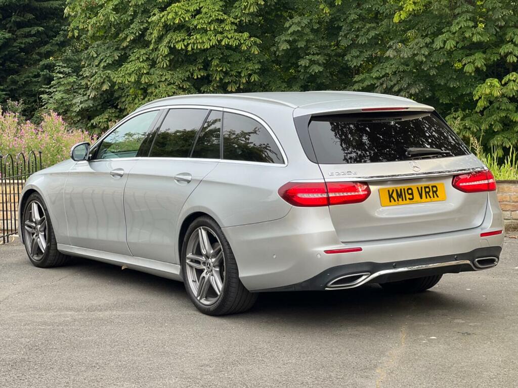 Mercedes-Benz E Class Estate 2.0 E220d Amg Line 2019 KM19VRR Silver #4