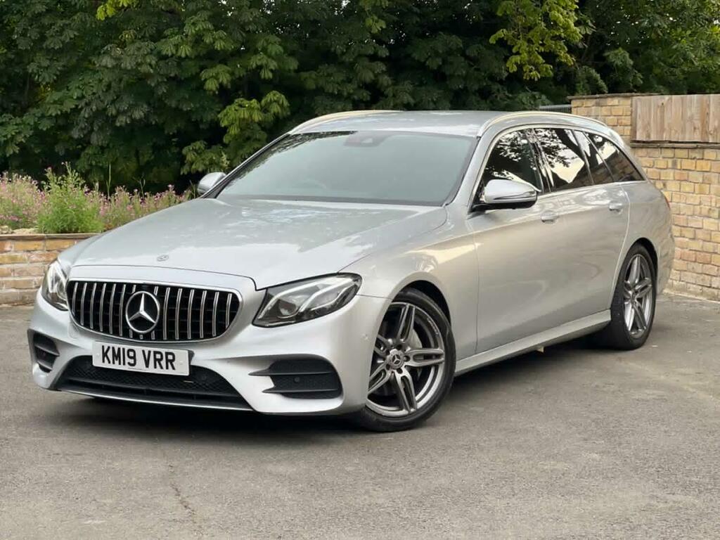 Mercedes-Benz E Class Estate 2.0 E220d Amg Line 2019 KM19VRR Silver