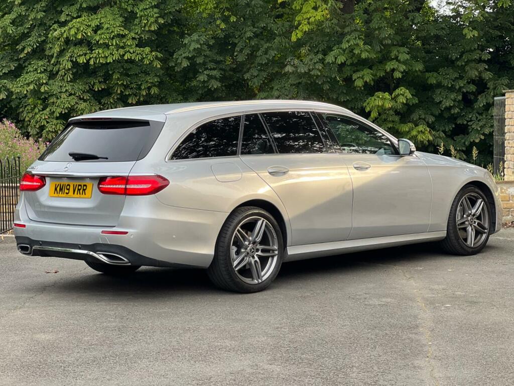 Mercedes-Benz E Class Estate 2.0 E220d Amg Line 2019 KM19VRR Silver #3
