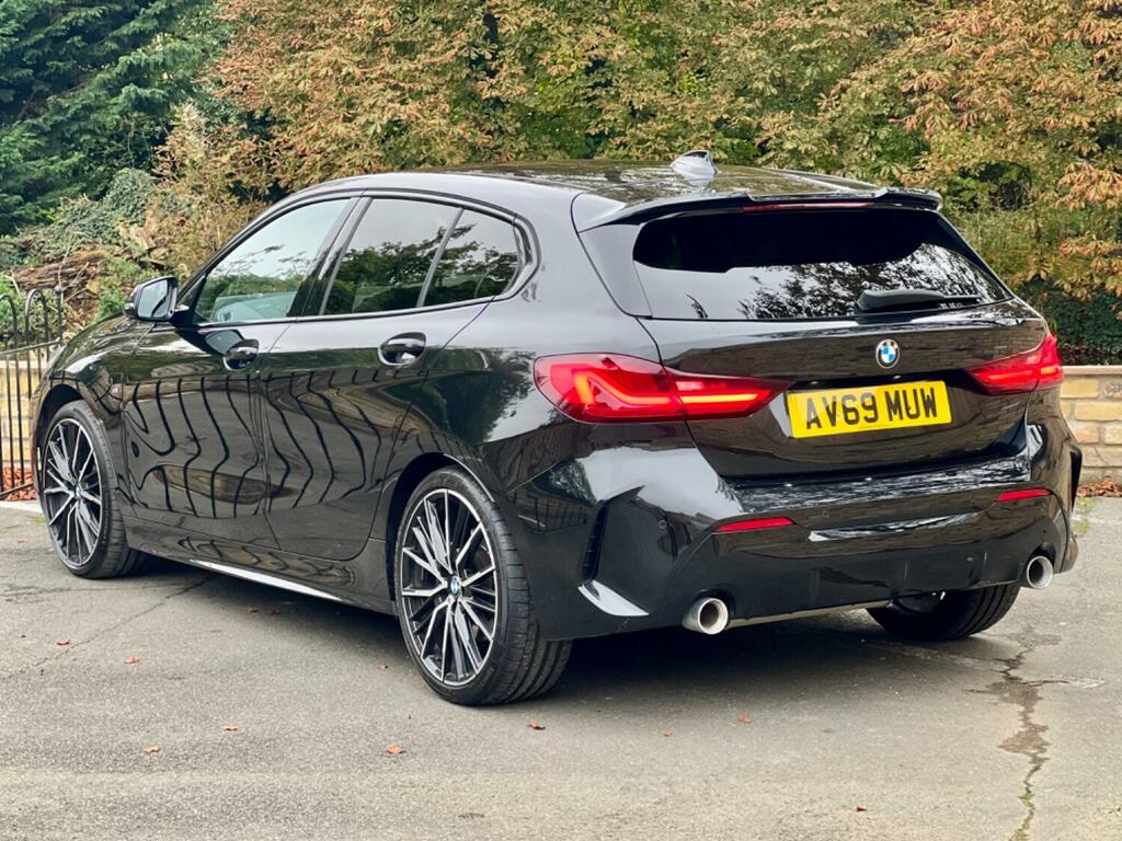 BMW 1 Series Hatchback 2.0 118D M Sport 2019 AV69MUW Black #4