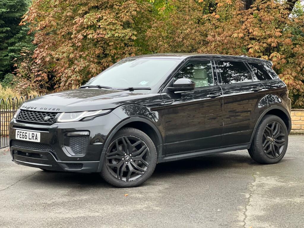 Land Rover Range Rover Evoque Suv 2.0 Td4 Hse Dynamic 2016 FE66LRA Black #5