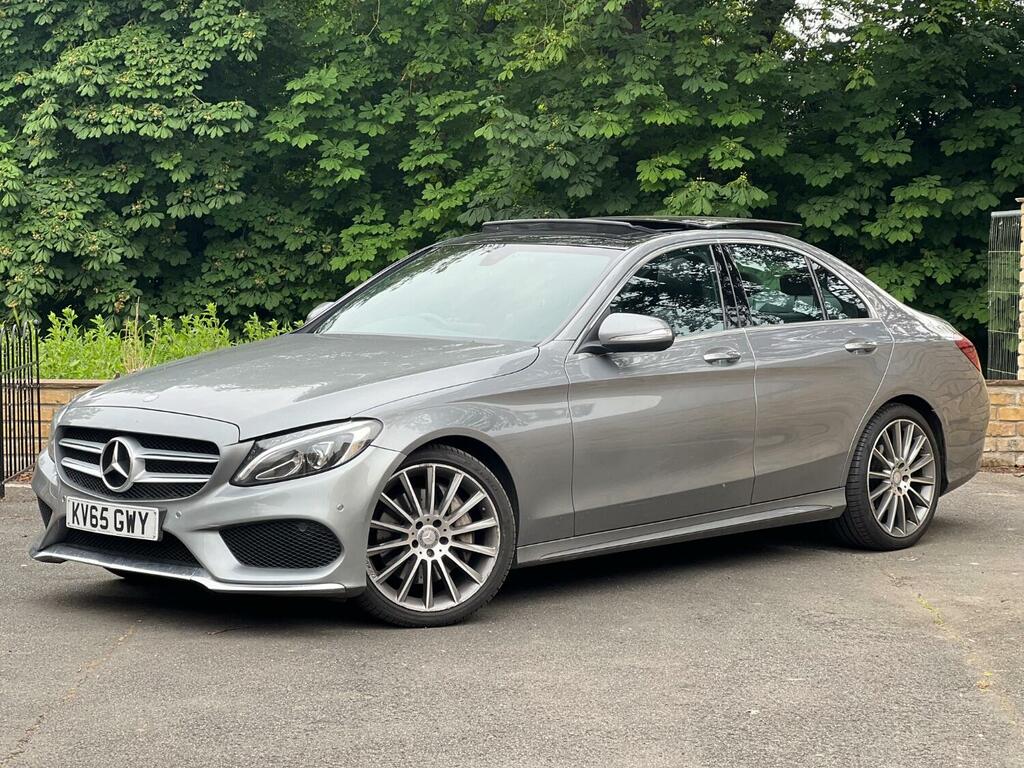 Mercedes-Benz C Class Saloon 2.1 C250d Amg Line 2015 Silver #2