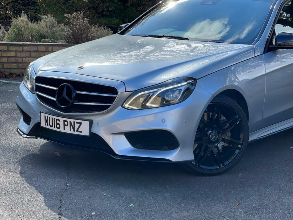 Mercedes-Benz E Class Estate 3.0 E350 V6 Bluetec Amg Night Edition 2016 NU16PNZ Silver #5