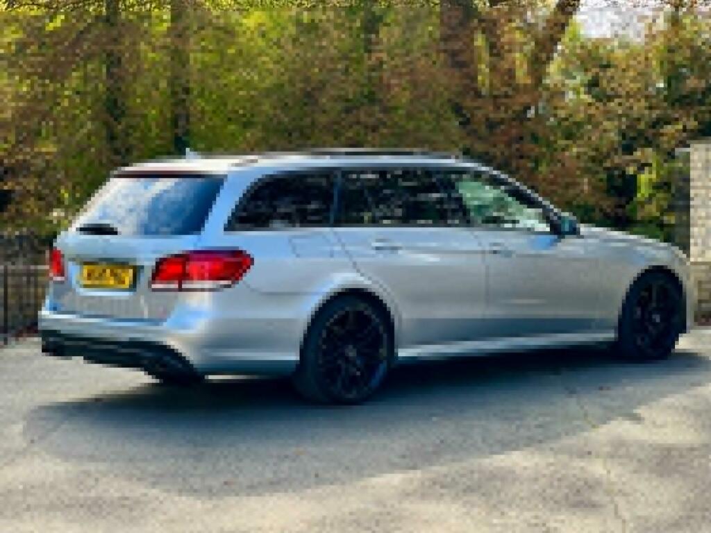 Mercedes-Benz E Class Estate 3.0 E350 V6 Bluetec Amg Night Edition 2016 NU16PNZ Silver #2