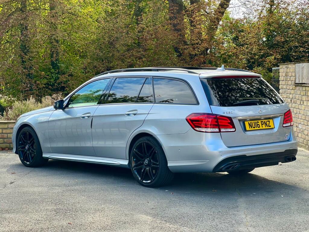 Mercedes-Benz E Class Estate 3.0 E350 V6 Bluetec Amg Night Edition 2016 NU16PNZ Silver #3