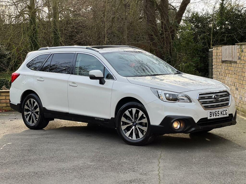 Subaru Outback Estate 2.0 D Se Premium 2015 BV65KCG White #6
