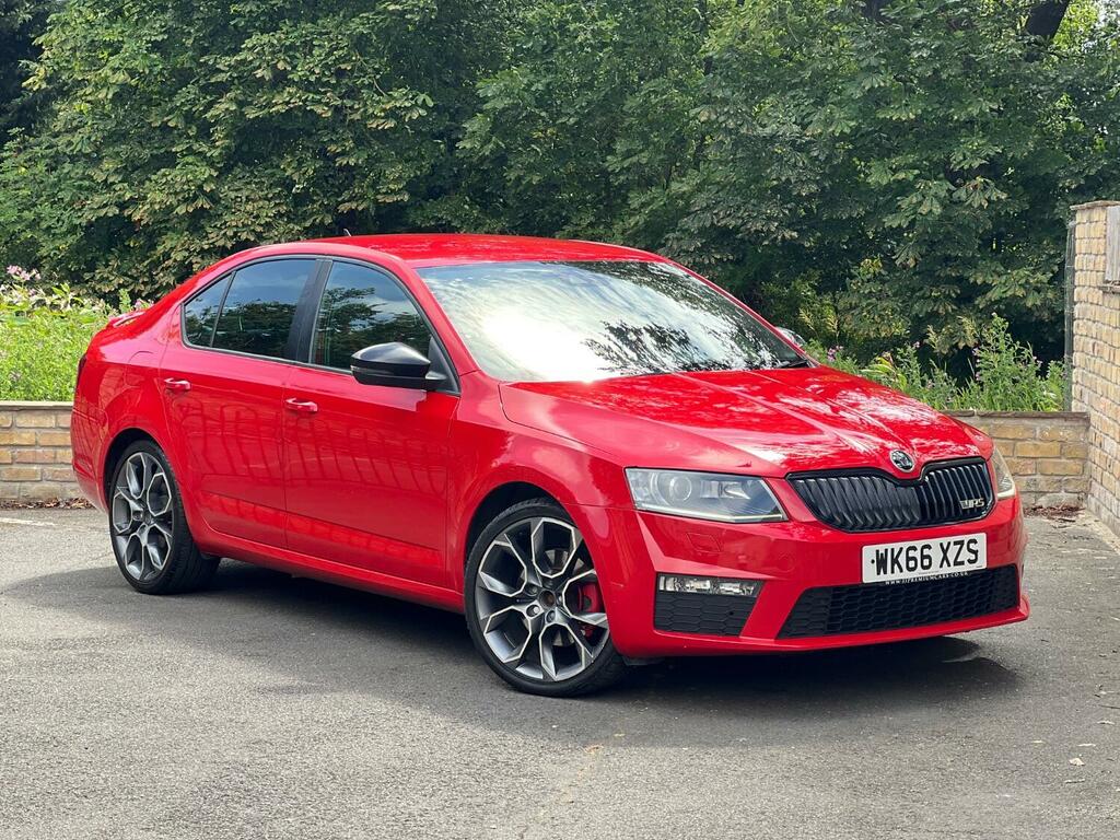 Skoda Octavia Hatchback 2.0 Tdi Vrs 2016 WK66XZS Red #2